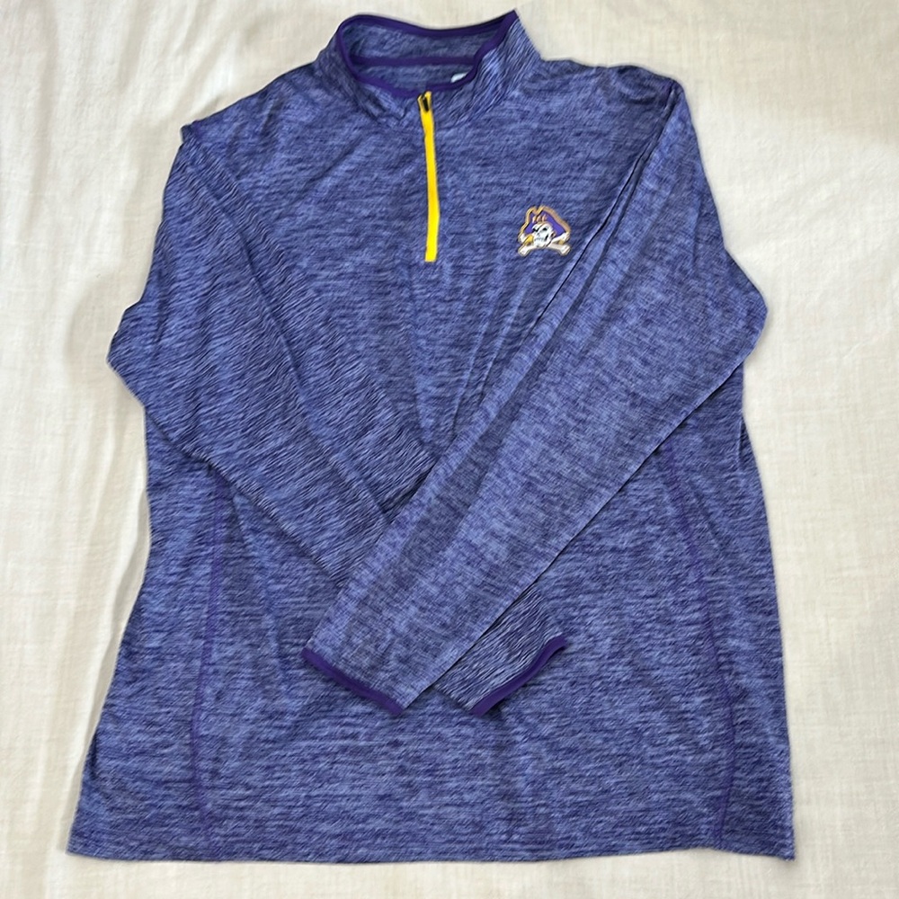 ECU Pirates Lux Pullover 1/4 Zip Size XL